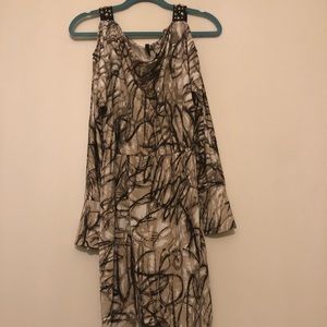 Cold shoulder dress